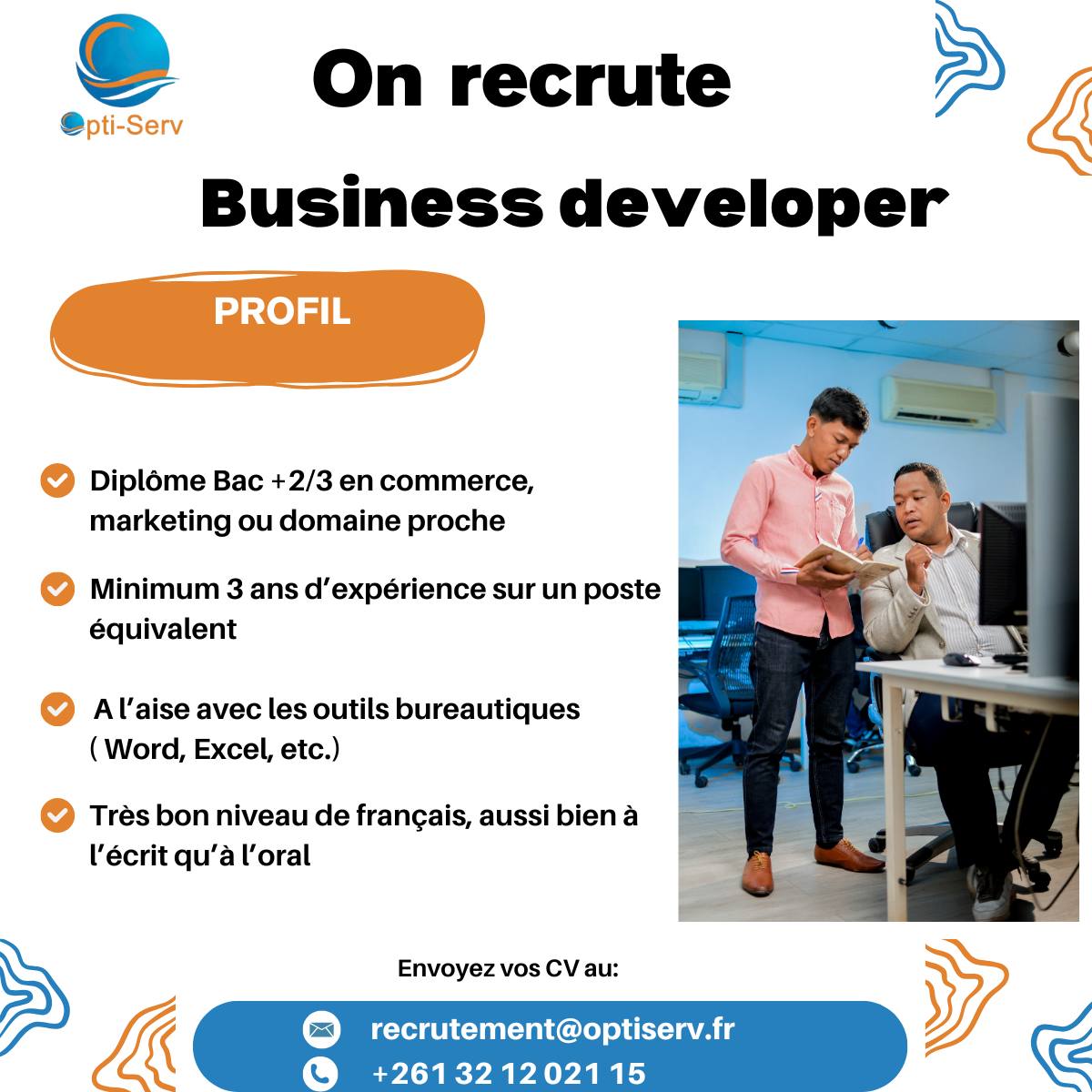 Recrutement d'un Business Developer